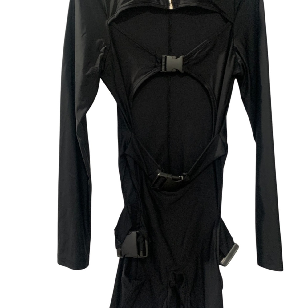 Cutout Buckle Romper